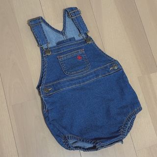 ポロラルフローレン(POLO RALPH LAUREN)のPOLO baby デニムオーバオール サロペット(ロンパース)