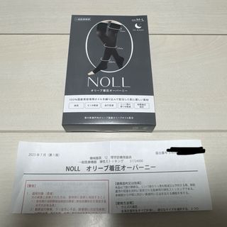 NOLL、着圧、着圧ソックス、オーバーニー、夜用、美品、M-L、(フットケア)