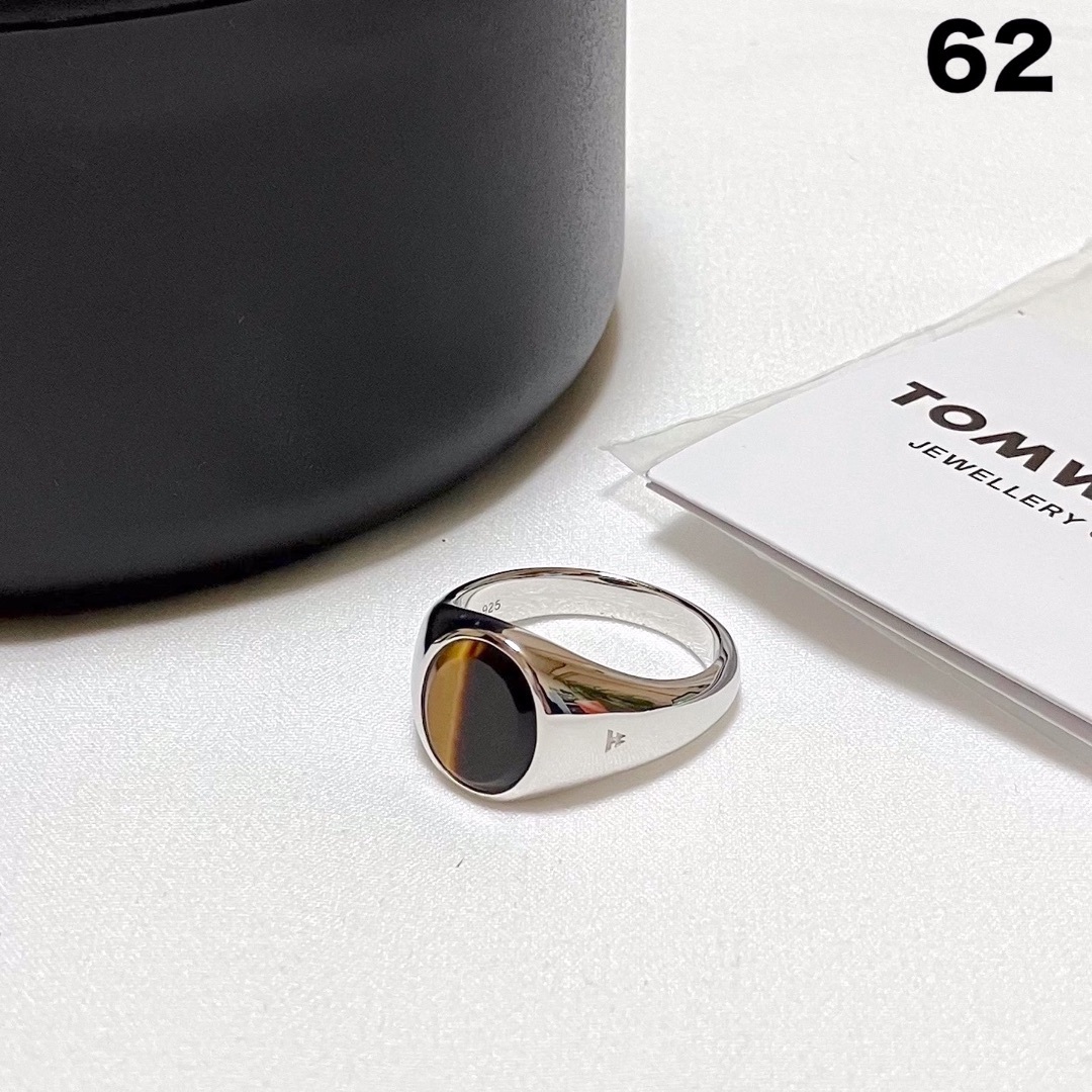TOM WOOD - 新品 62 TOMWOOD Lizzie Ring Tiger Eye 5544の通販 by
