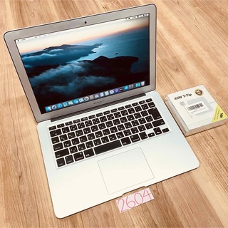 マック(Mac (Apple))のMacBook air 13インチ early2014 SSD256GB(ノートPC)