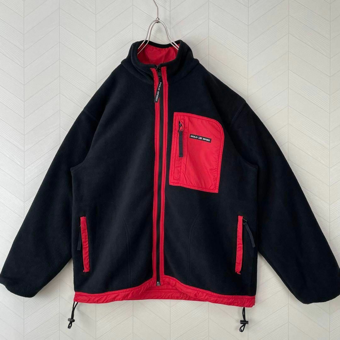 POLO RALPH LAUREN - 激レア 90s ポロスポーツ リバーシブル フリース