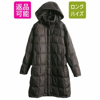 ザノースフェイス(THE NORTH FACE)のノースフェイス ロング ダウンコート M パーカー ジャケット 600フィル 茶(ダウンジャケット)