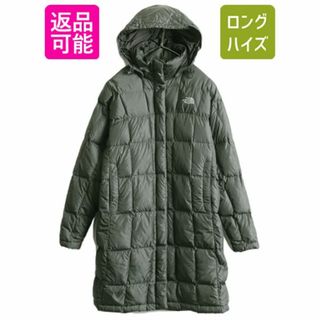 ザノースフェイス(THE NORTH FACE)のノースフェイス ロング ダウンコート S パーカー ジャケット 600フィル 灰(ダウンジャケット)