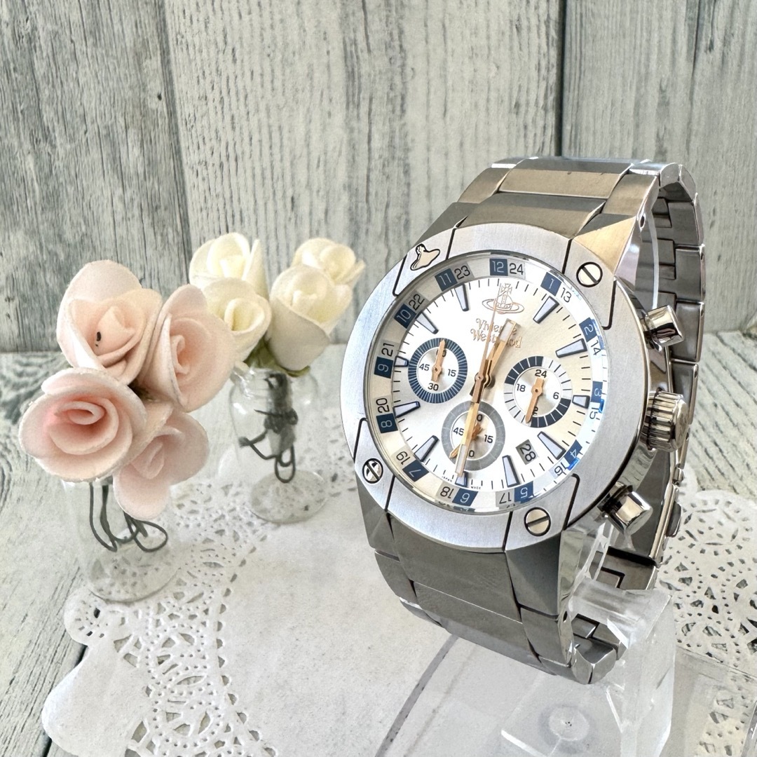 Vivienne Westwood - 【電池交換済】vivienne 腕時計 クロノグラフ