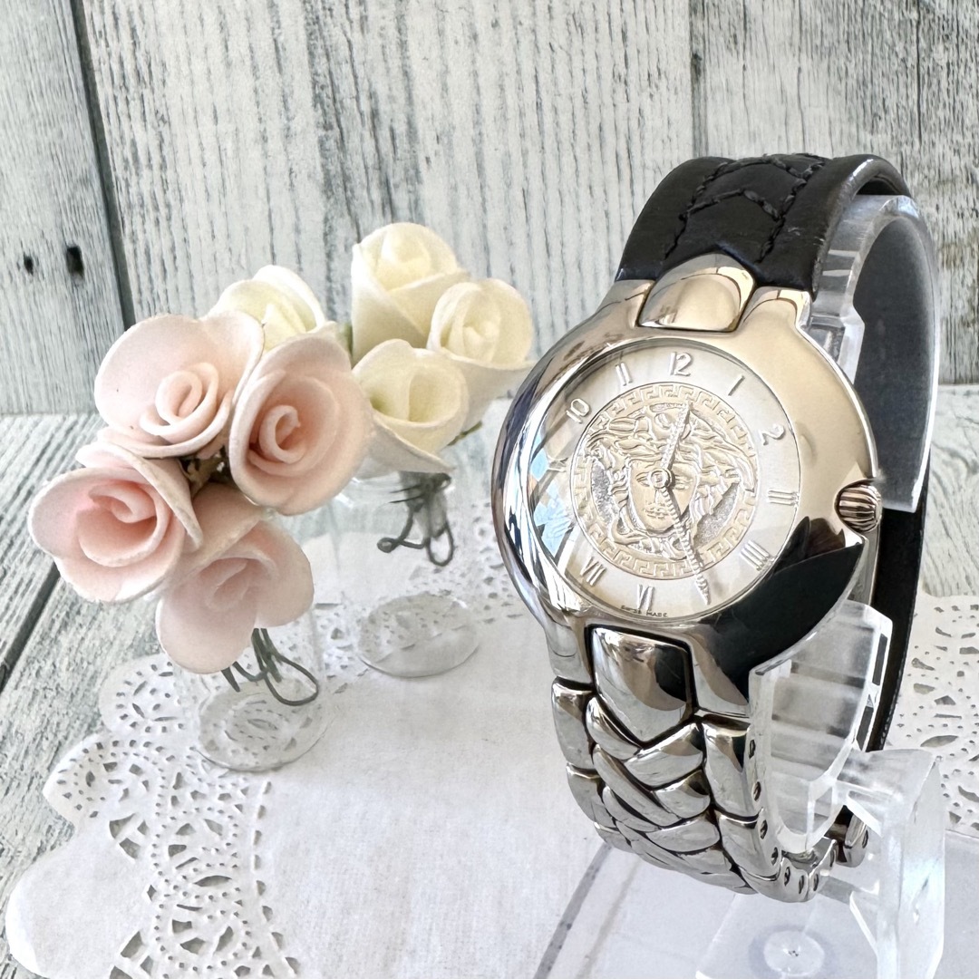 VERSACE - 【電池交換済】VERSACE ヴェルサーチ 腕時計 メデューサ