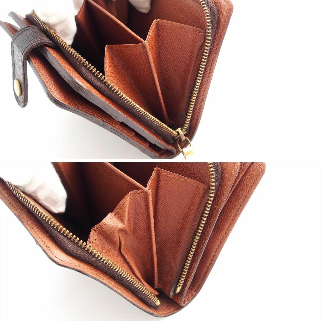LOUIS VUITTON - 美品✨ ルイヴィトン モノグラム コンパクトジップ 二