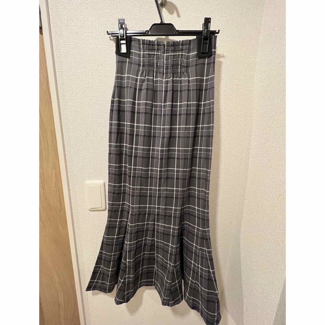 SNIDEL(スナイデル)の【値下げしました❣️】ハイウエストタイトへムフレアチェックスカート レディースのスカート(ロングスカート)の商品写真