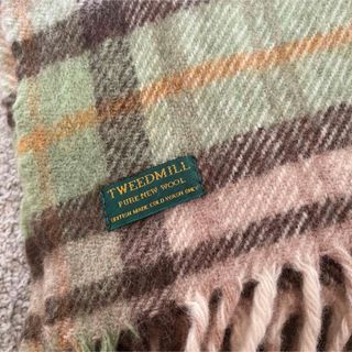 ツイードミル(TWEEDMILL)の【mokoさま】TWEEDMILL ウール　ブランケット　グリーン(その他)