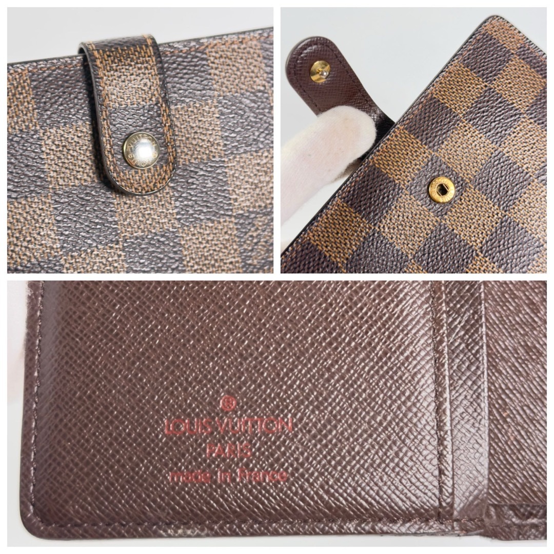 美品♡送料込♡LV♡ルイヴィトン ダミエ モノグラム　がま口二つ折りウォレット♡