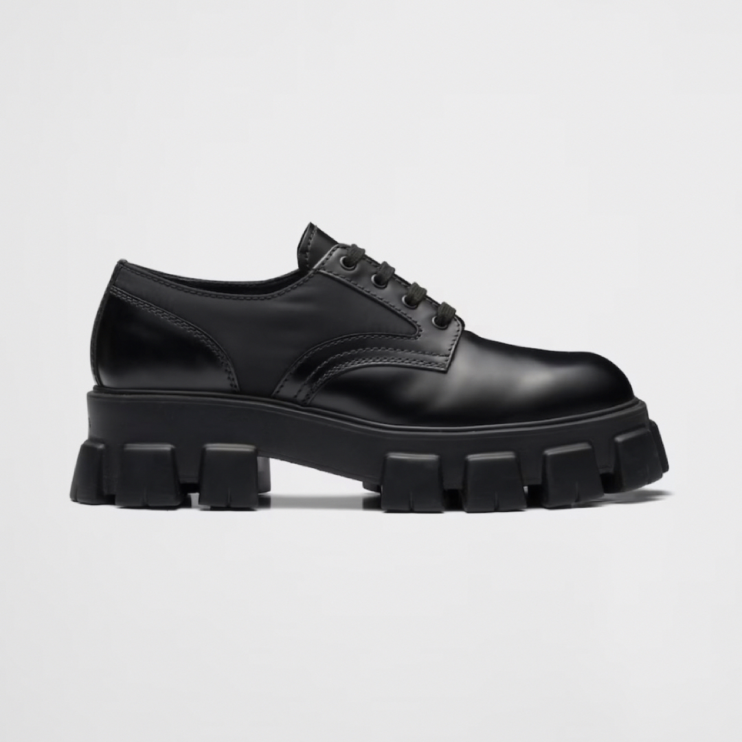 PRADA - PRADA モノリス レースアップシューズの通販 by ELfb PRADA - PRADA モノリス レースアップシューズの通販 by ELfb