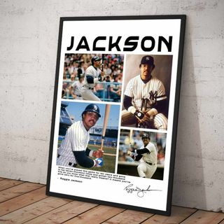 MLB レジー・ジャクソン ポスター フレームなし 297×210mm -c1(その他)