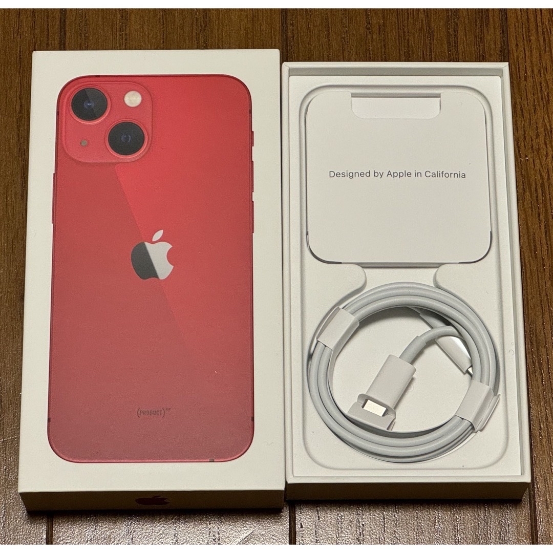 iPhone(アイフォーン)のiPhone 13mini 128GB Red スマホ/家電/カメラのスマートフォン/携帯電話(スマートフォン本体)の商品写真