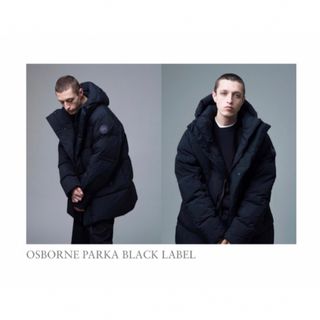 カナダグース(CANADA GOOSE)のCANADA GOOSE BLACK LABEL オズボーンパーカ ネイビー S(ダウンジャケット)