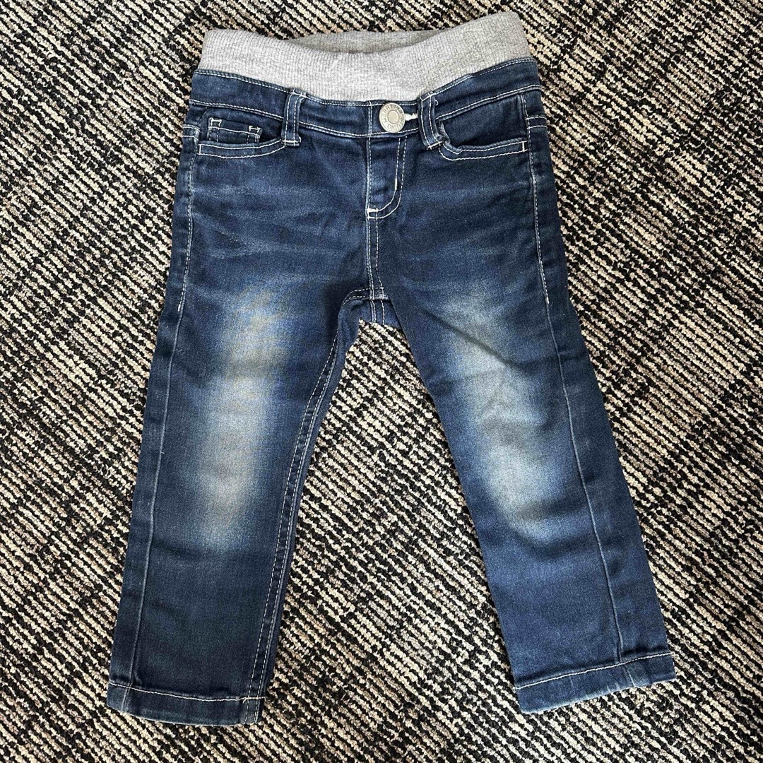 ZARA KIDS(ザラキッズ)のベルト付きデニムセット キッズ/ベビー/マタニティのキッズ服男の子用(90cm~)(パンツ/スパッツ)の商品写真