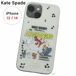 ケイトスペードニューヨーク(kate spade new york)の【ケイトスペード】アリストキャット クリア iPhone13/14ケース(iPhoneケース)