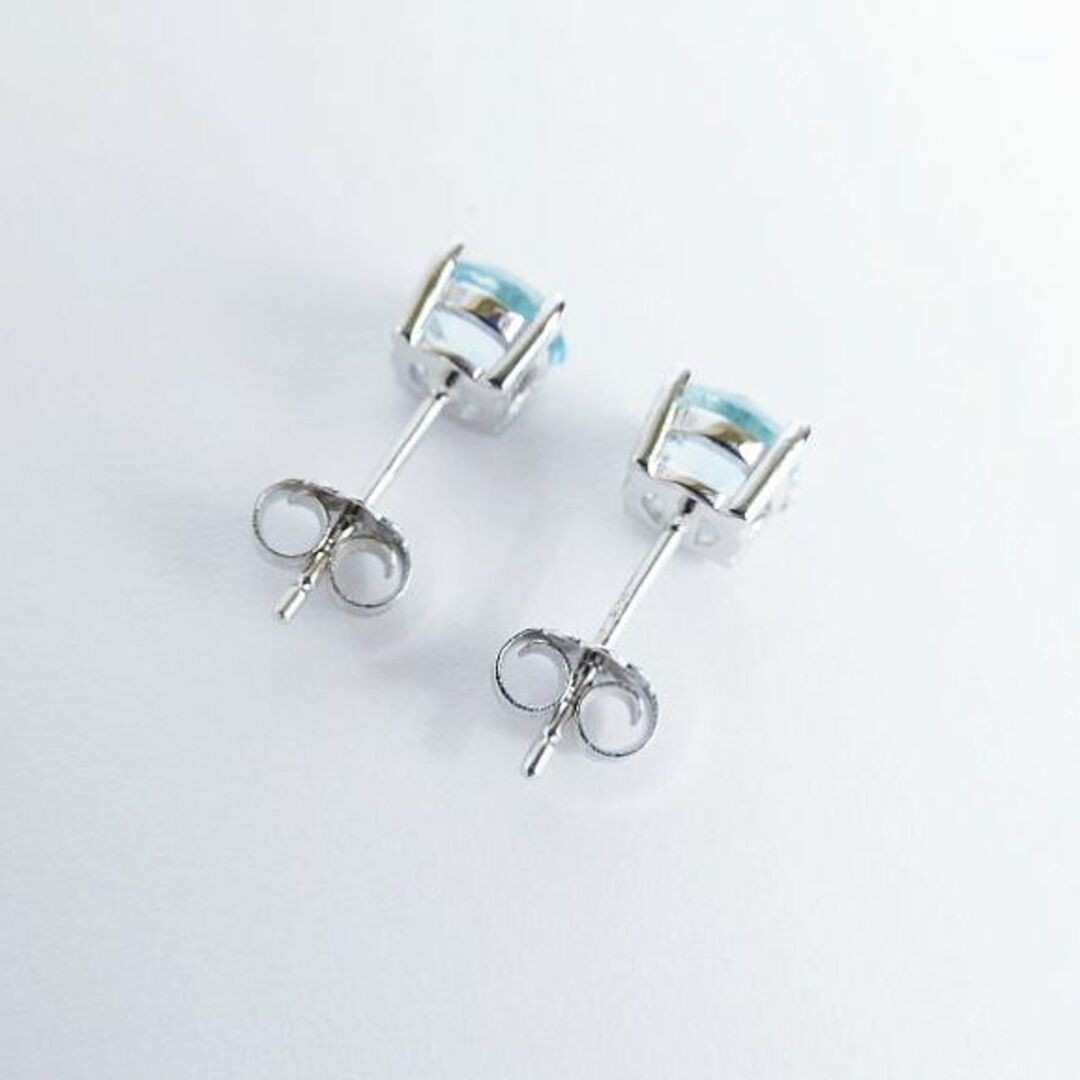 アクアマリン ペアピアス 星 新品 ピアス Created Aquamarine レディースのアクセサリー(ピアス)の商品写真