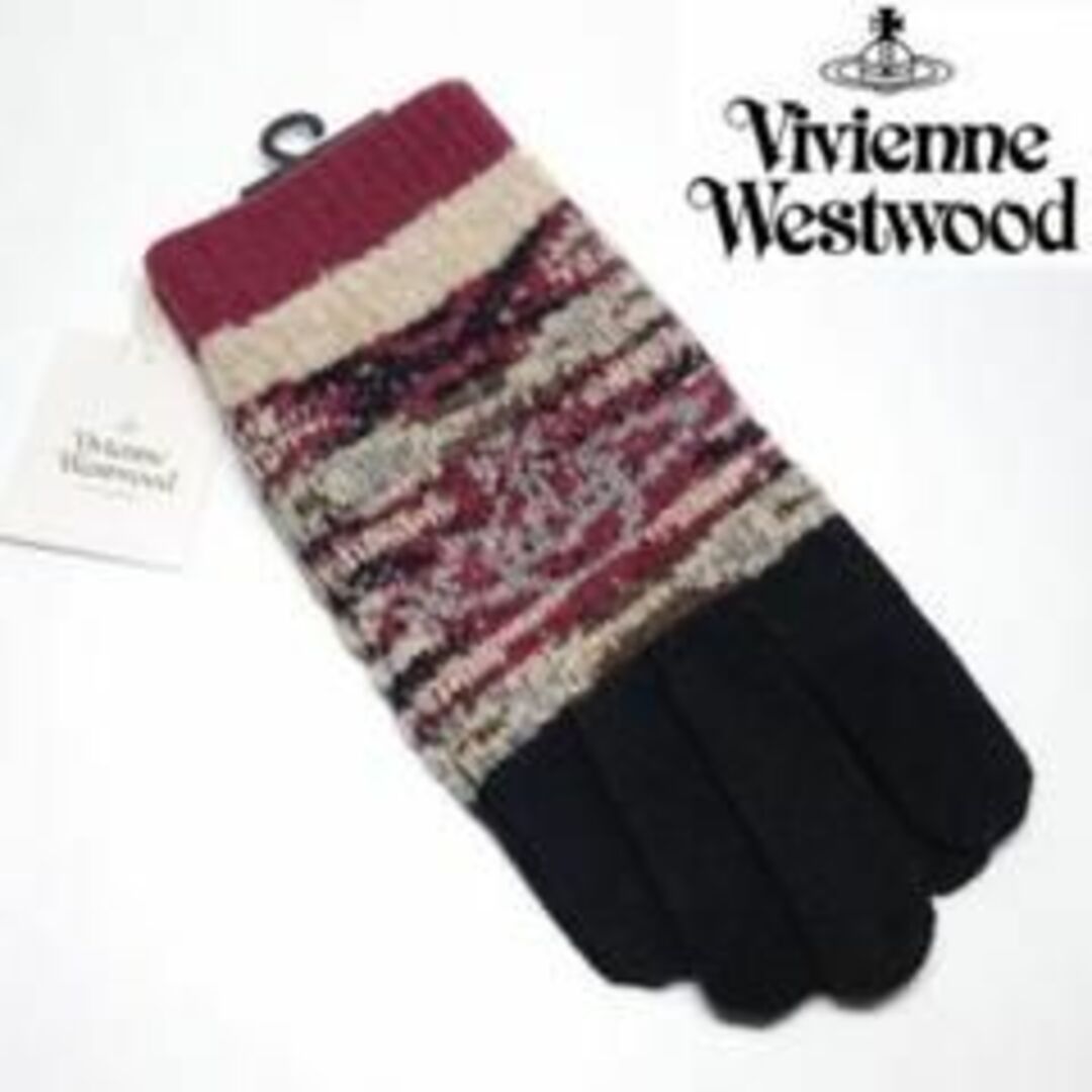 Vivienne Westwood(ヴィヴィアンウエストウッド)の【新品タグ付き】ヴィヴィアンウエストウッド 手袋/グローブ001 毛 メンズのファッション小物(手袋)の商品写真