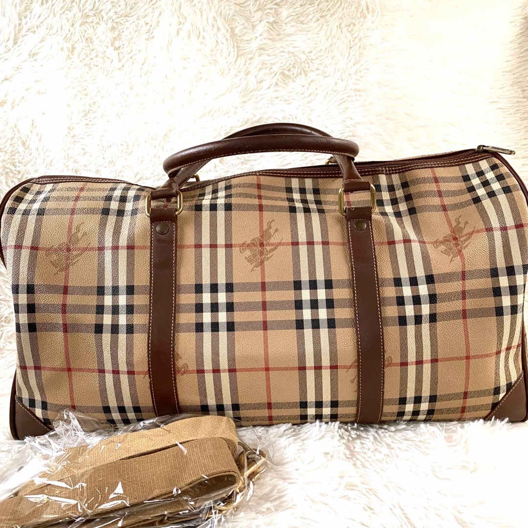BURBERRY - 良品☆A4可 2way バーバリー ボストン ノバチェック