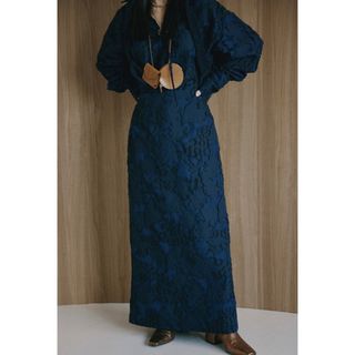 アメリヴィンテージ(Ameri VINTAGE)のUND BOTANICAL JACQUARD SKIRT/アメリヴィンテージ(ロングスカート)