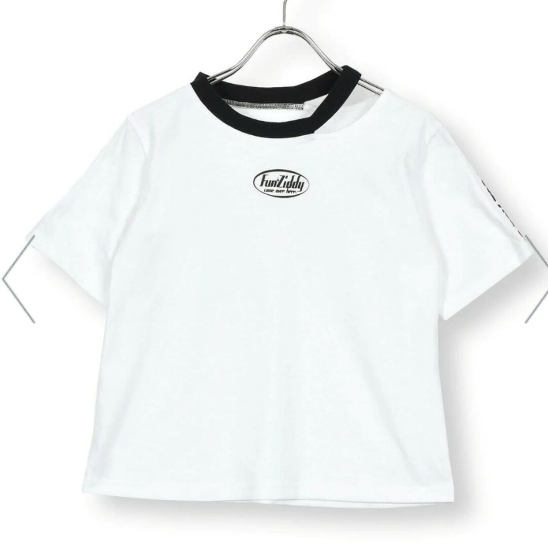 BeBe(ベベ)の☆【美品】ZIDDY ネックカット推しカラーTシャツ 140cm☆ キッズ/ベビー/マタニティのキッズ服女の子用(90cm~)(Tシャツ/カットソー)の商品写真