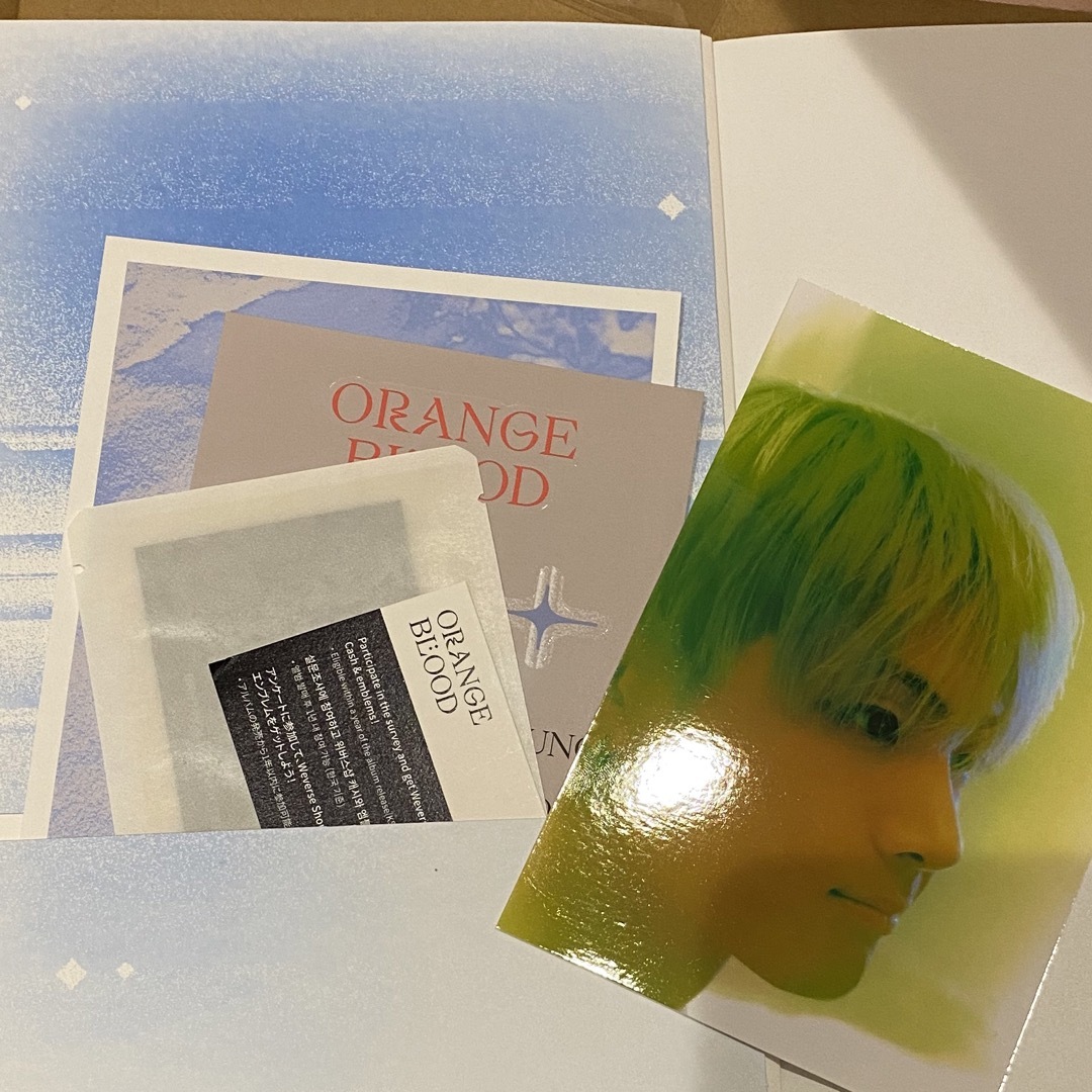 ENHYPEN ORANGE BLOOD KALPAフォトペーパー　ジェイ エンタメ/ホビーのCD(K-POP/アジア)の商品写真