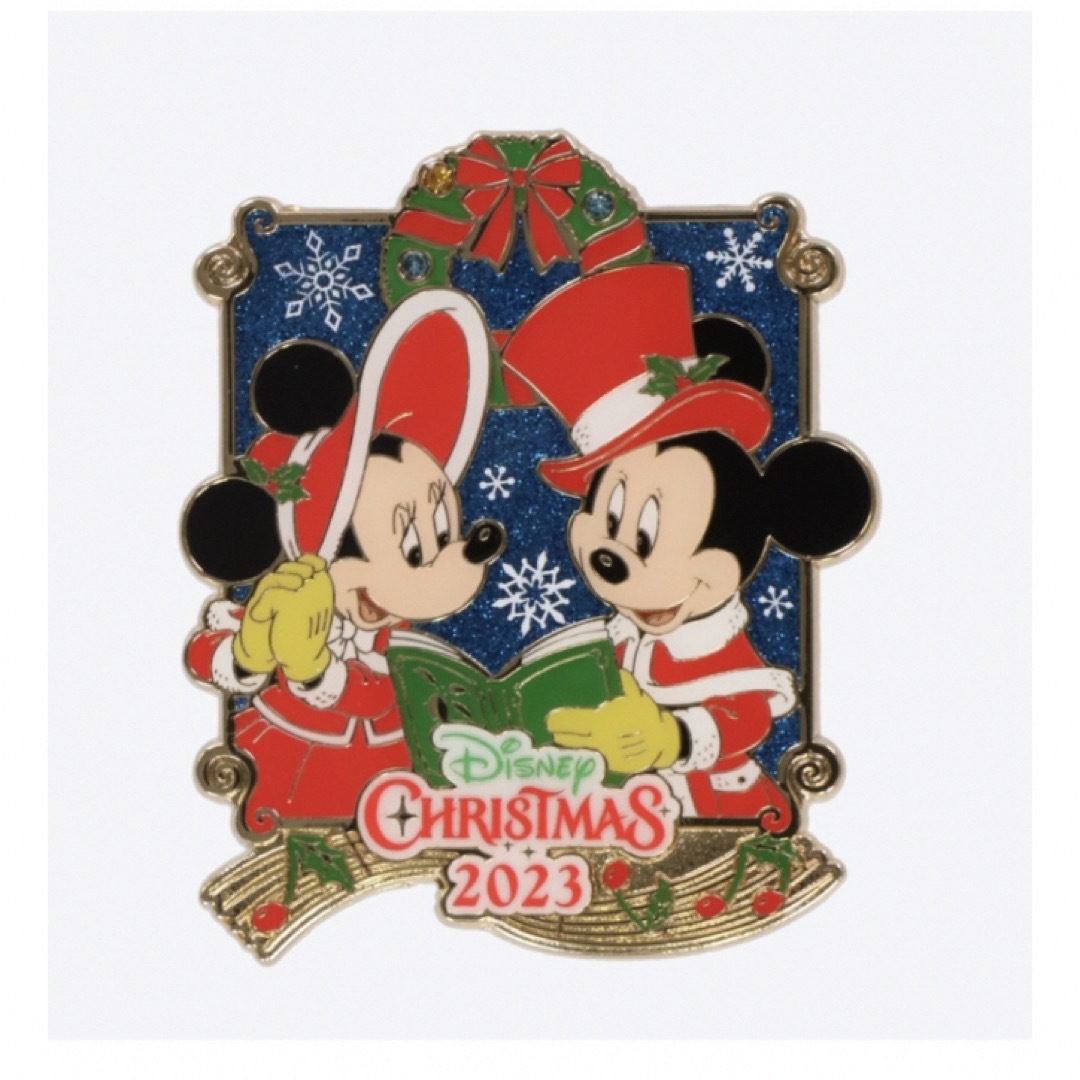 Disney(ディズニー)の品切　ディズニー　クリスマス　ピンバッジ　2023 新品　40周年 エンタメ/ホビーのおもちゃ/ぬいぐるみ(キャラクターグッズ)の商品写真