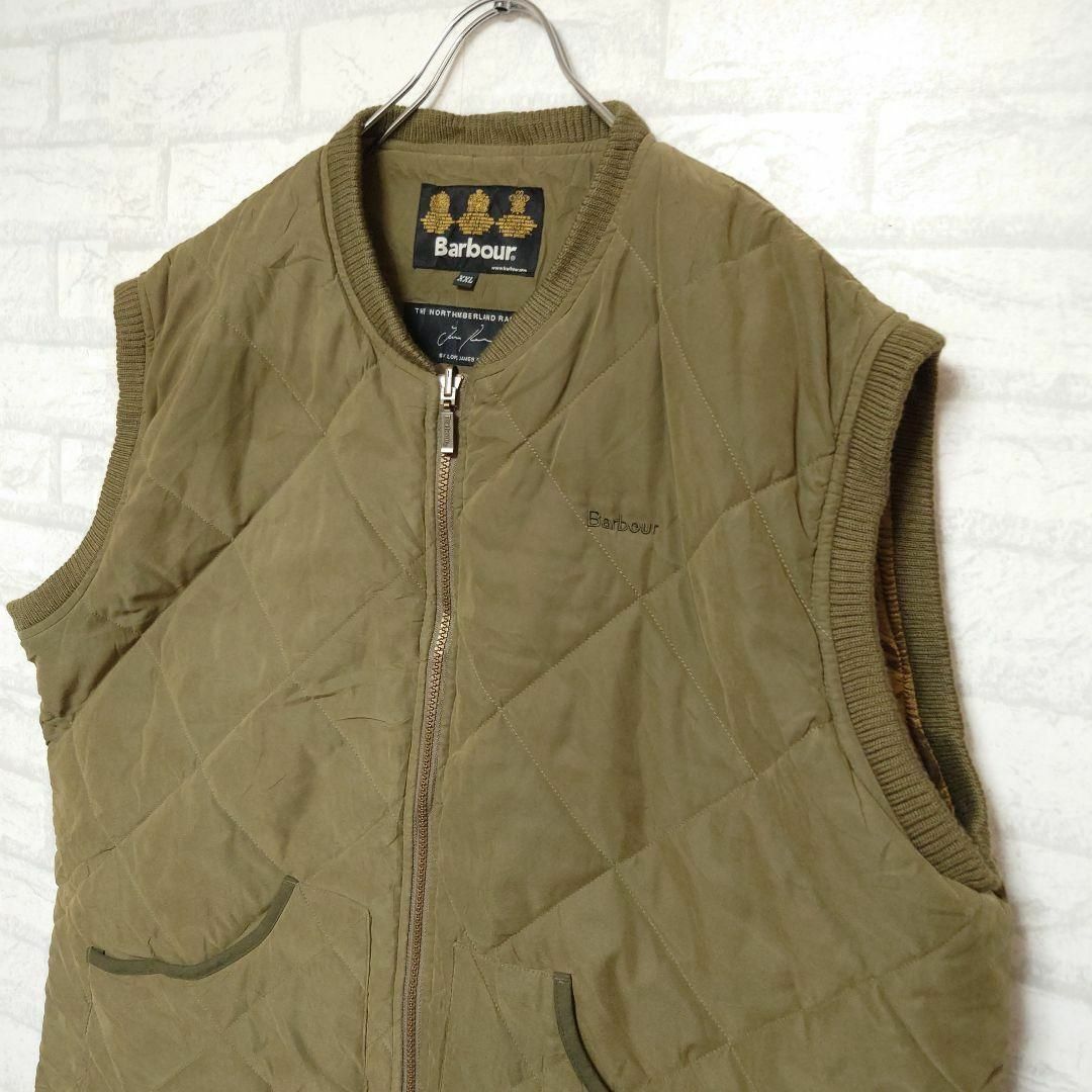 Barbour(バーブァー)の《値引き中》Barbour キルティングベスト リブカラー スリーワラント メンズのトップス(ベスト)の商品写真