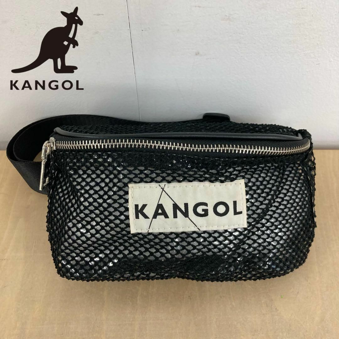 KANGOL(カンゴール)のKANGOL PVC クリア メッシュ ウエストポーチ メンズのバッグ(ウエストポーチ)の商品写真