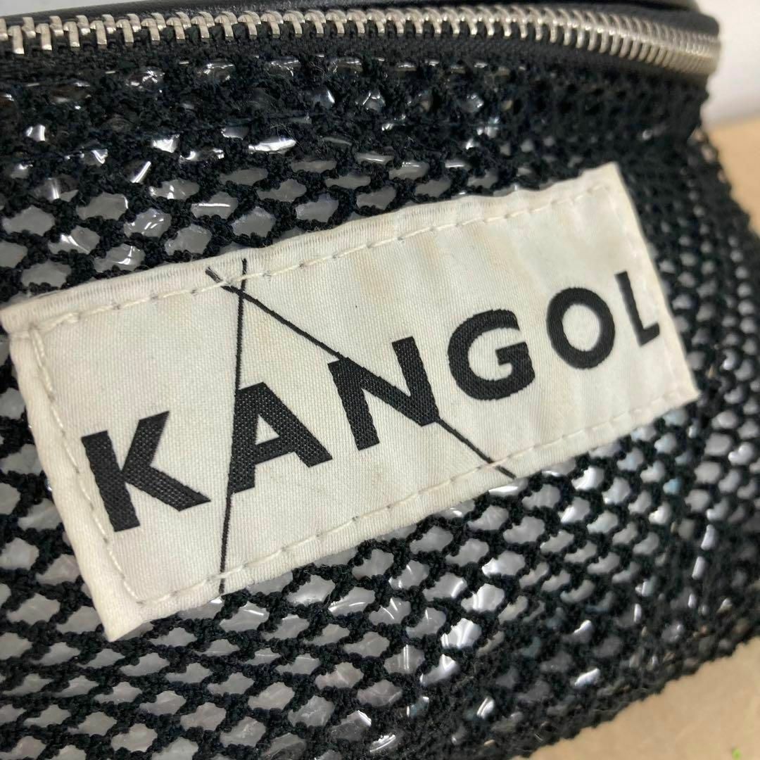 KANGOL(カンゴール)のKANGOL PVC クリア メッシュ ウエストポーチ メンズのバッグ(ウエストポーチ)の商品写真