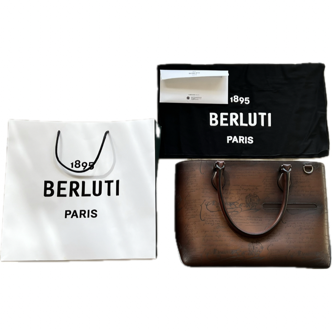 Berluti(ベルルッティ)の【新品未使用】BERLUTI トゥジュール スクリットレザー トートバッグ メンズのバッグ(トートバッグ)の商品写真