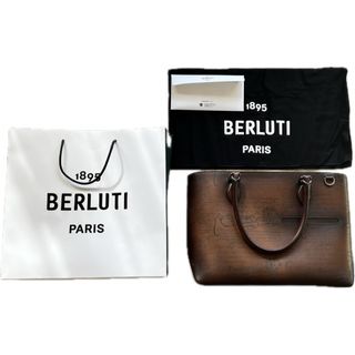 ベルルッティ(Berluti)の【新品未使用】BERLUTI トゥジュール スクリットレザー トートバッグ(トートバッグ)