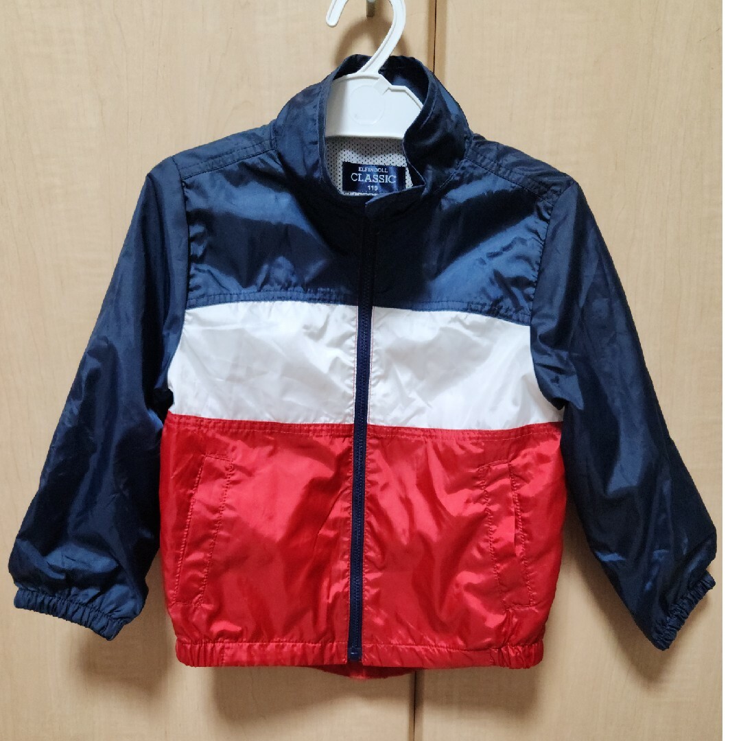 110　ウインドブレーカー キッズ/ベビー/マタニティのキッズ服男の子用(90cm~)(ジャケット/上着)の商品写真