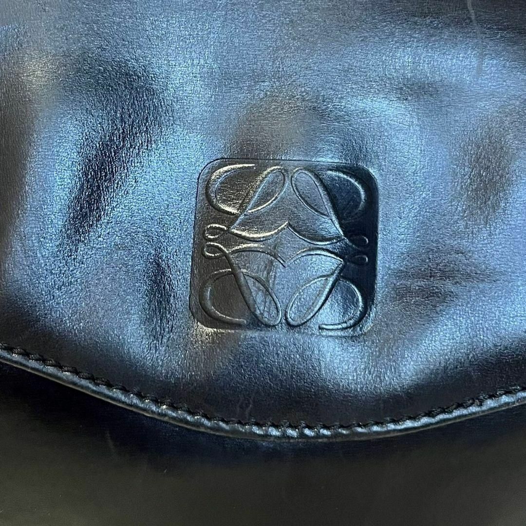 LOEWE - ロエベ レザー ワンショルダー トートバッグ アナグラム
