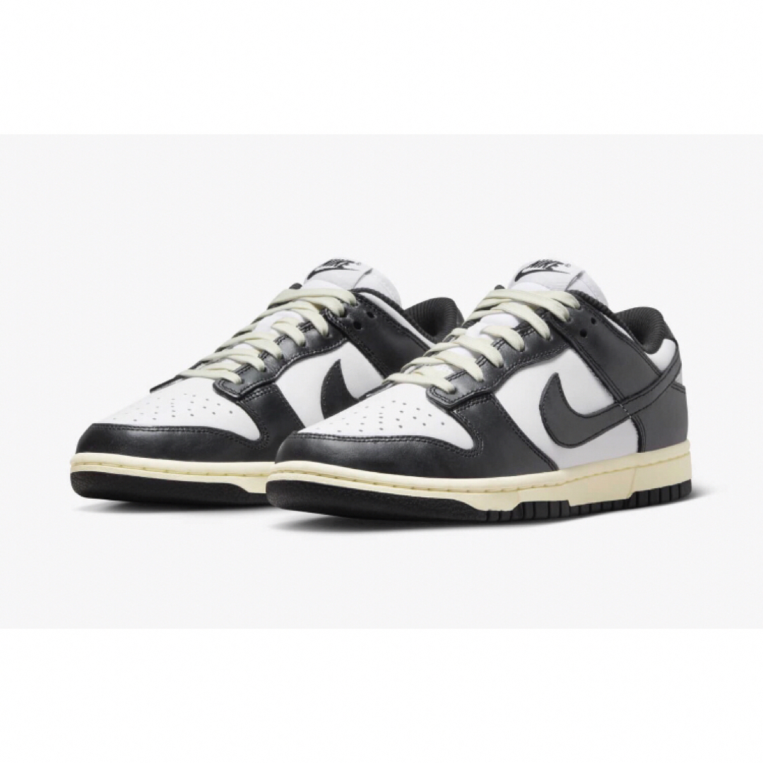 NIKEサイズ☆NIKE DUNK LOW ビンテージ Black and White☆