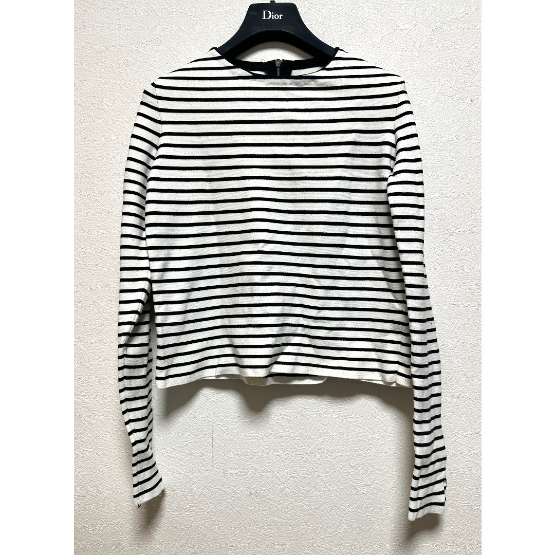 ZARA(ザラ)のZARA knits ボーダースウェット 山本あきこ レディースのトップス(トレーナー/スウェット)の商品写真