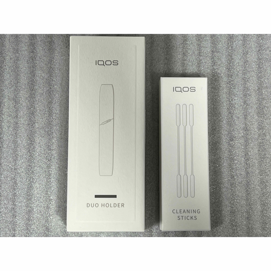 IQOS(アイコス)の☆新品未使用☆IQOS 3 DUO ★デュオホルダー★ベルベットグレー メンズのファッション小物(タバコグッズ)の商品写真