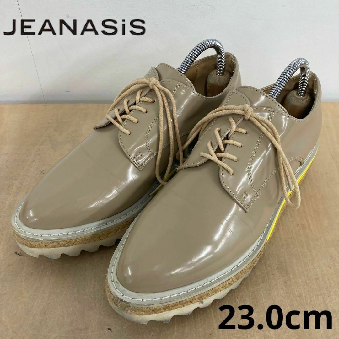 JEANASIS(ジーナシス)のJEANASIS 厚底シューズ 23.0cm レディースの靴/シューズ(ローファー/革靴)の商品写真