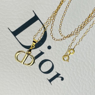 Dior ディオール ネックレス ロゴ  ゴールド ひし形 Diorロゴ 文字◯付属品