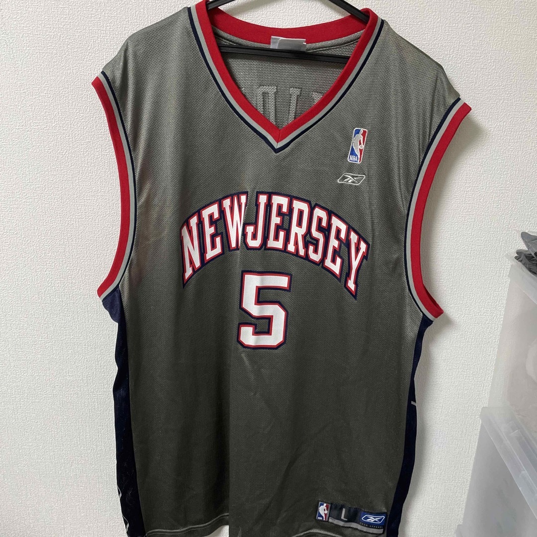 Reebok(リーボック)のNEWJERSEY NETSレプリカユニホーム ジェイソン・キッド スポーツ/アウトドアのスポーツ/アウトドア その他(バスケットボール)の商品写真