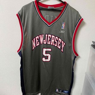 リーボック(Reebok)のNEWJERSEY NETSレプリカユニホーム ジェイソン・キッド(バスケットボール)