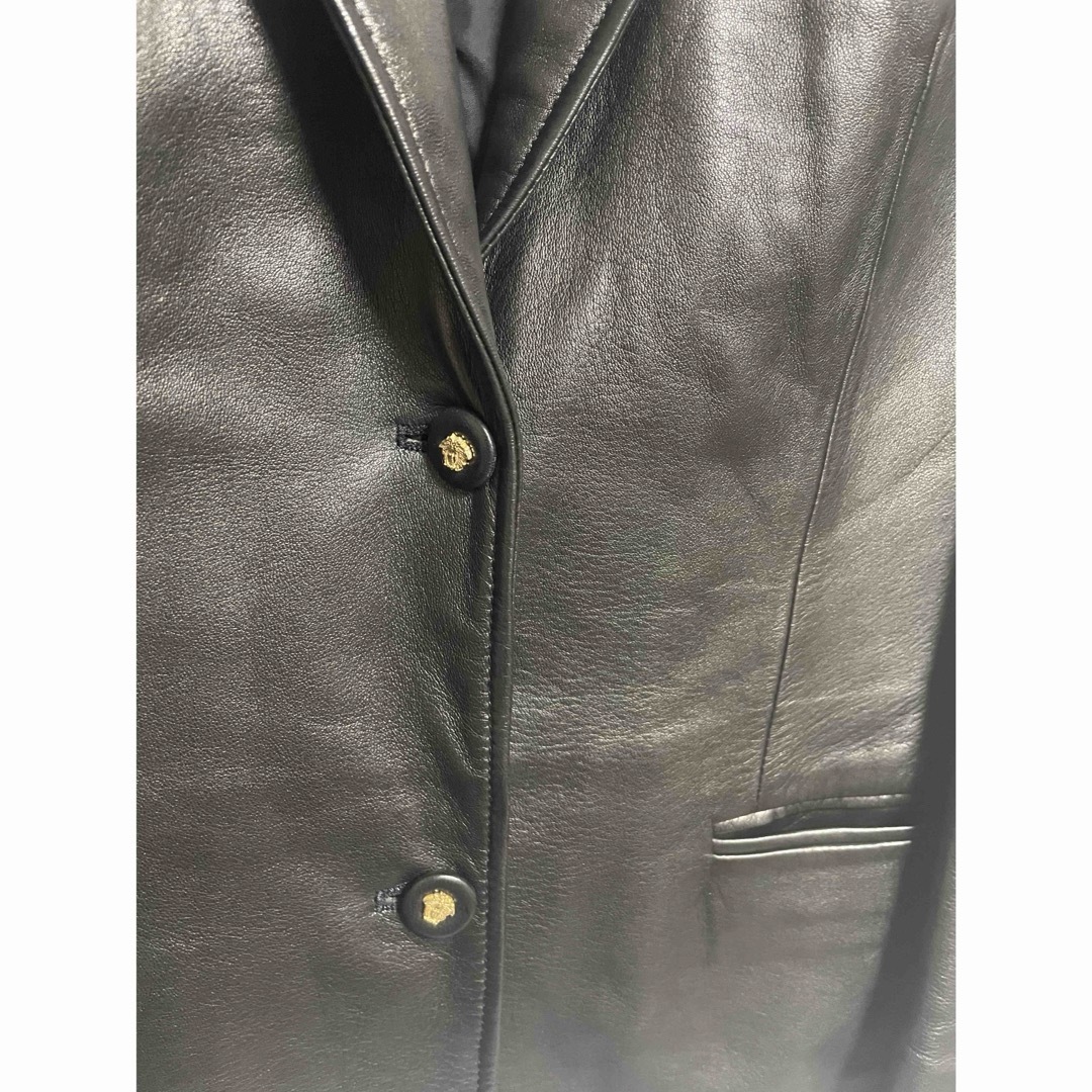 VERSACE - 美品 GIANNI VERSACE ヴェルサーチ レザー ジャケット