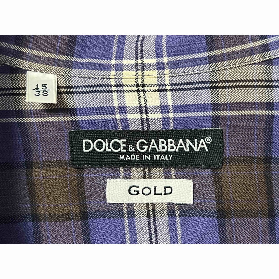Dolce&Gabbana ドルチェ　ガッパーナ　チェックシャツ　ネルシャツMチェック柄
