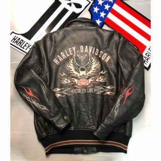 ハーレーダビッドソン(Harley Davidson)の【稀少限定モデル！入手困難】極美品　ハーレーダビッドソン　ライダース　ジャケット(レザージャケット)