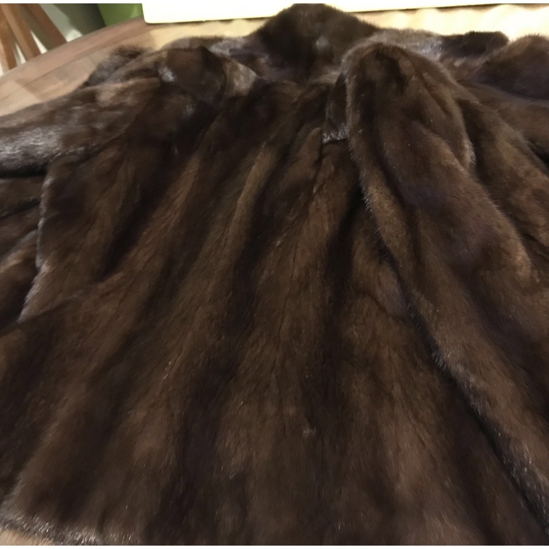 ☆美品☆ミンクリアルファーミドルコート☆【本毛皮】☆mink ☆美品☆ミンクリアルファーミドルコート☆【本毛皮】☆mink