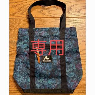 グレゴリー(Gregory)の【VINTAGE】GREGORY /トートバッグS /旧タグ /花柄 /USA製(トートバッグ)