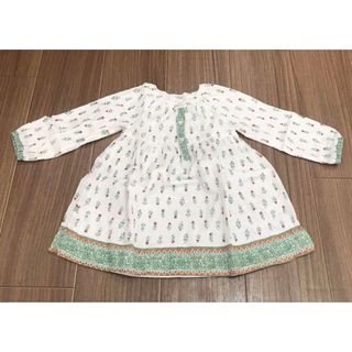 ベビーギャップ(babyGAP)のbaby Gap  ワンピース　まとめ売り　ホワイト×グリーン　18-24m (ワンピース)