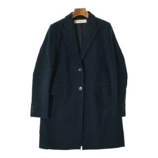 ユナイテッドアローズ(UNITED ARROWS)のUNITED ARROWS チェスターコート 38(M位) 紺 【古着】【中古】(チェスターコート)