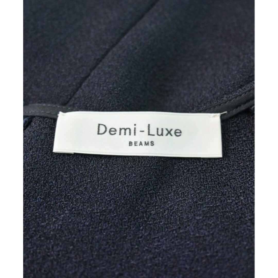 Demi-Luxe BEAMS(デミルクスビームス)のDemi-Luxe BEAMS デミルクスビームス ワンピース 38(M位) 紺 【古着】【中古】 レディースのワンピース(ひざ丈ワンピース)の商品写真