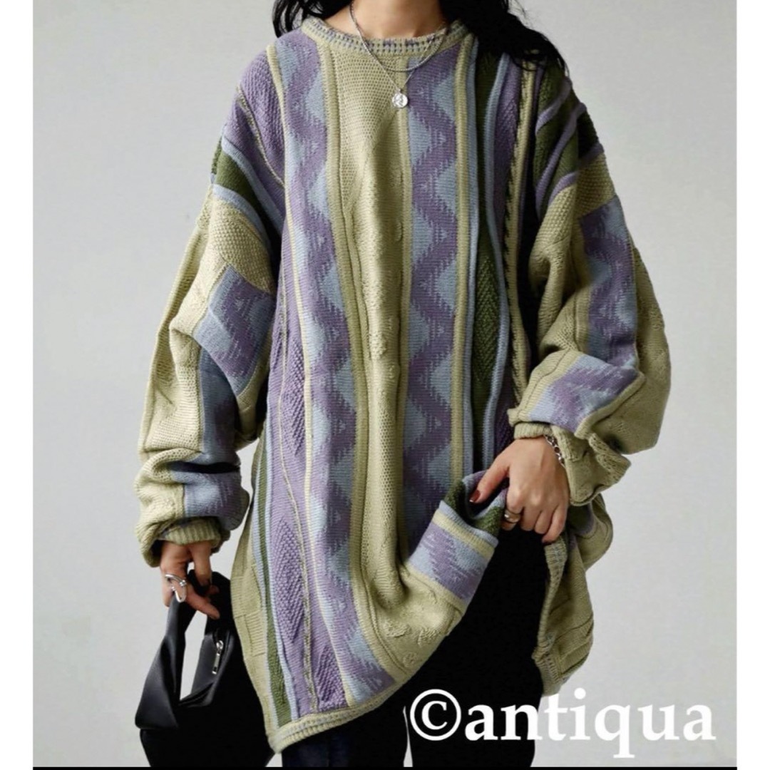 antiqua(アンティカ)の《antiqua》ニット レディースのトップス(ニット/セーター)の商品写真