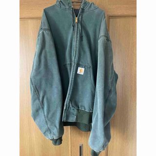 carhartt - 90s 古着 カーハート メキシコ製 ハーフジップ パーカー